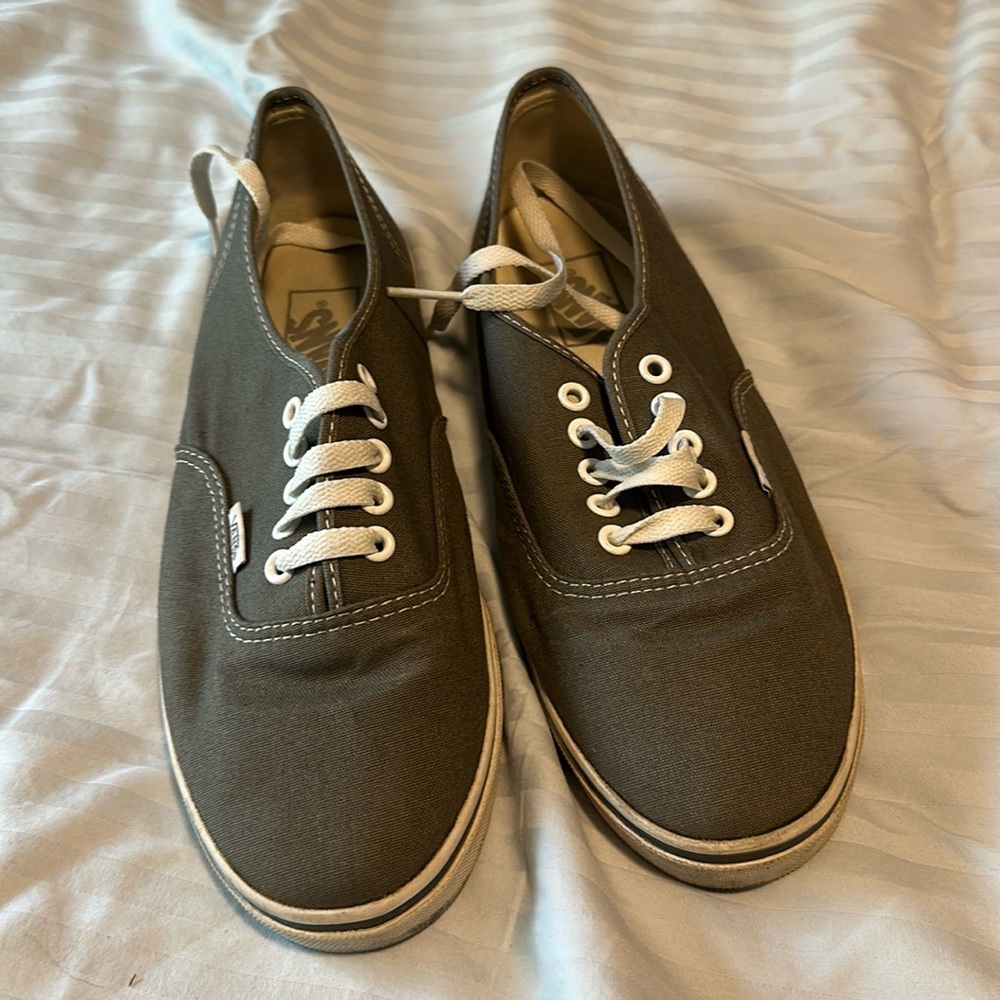 Dark Gray Vans with original box